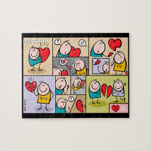 Das Herz Puzzle (Horizontal)