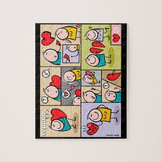 Das Herz Puzzle (Vertikal)