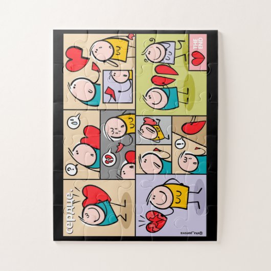 Das Herz Puzzle (Vertikal)