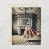 Das Herz und der Hollow - Gotische Viktorianische Mitteilungskarte (Vorne/Hinten)