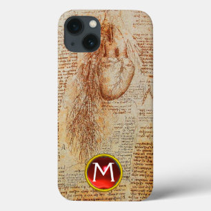 Das Herz und die Bronchiale erhalten Monogramm Case-Mate iPhone Hülle