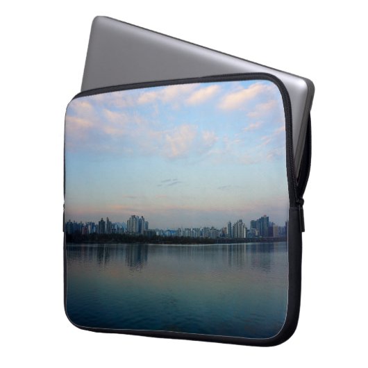 Das Herz und Soul von Seoul Laptopschutzhülle (Vorderseite Links)