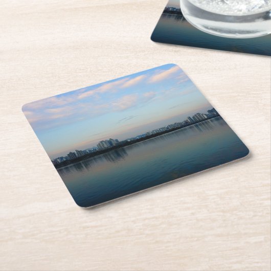 Das Herz und Soul von Seoul Rechteckiger Pappuntersetzer (angewinkelt)