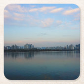 Das Herz und Soul von Seoul Rechteckiger Pappuntersetzer (Vorderseite)