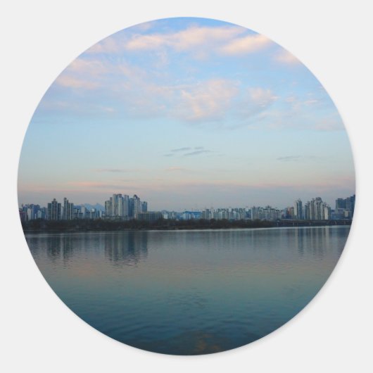 Das Herz und Soul von Seoul Runder Aufkleber (Vorderseite)