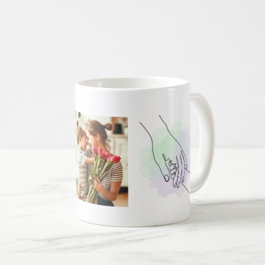 Das Herz unseres Zuhauses Mama Tasse (VorderseiteRechts)