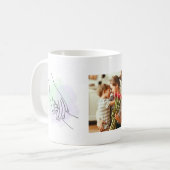 Das Herz unseres Zuhauses Mama Tasse (Vorderseite Links)