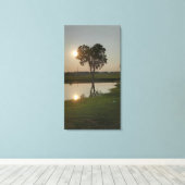 Das Herz von allem Leinwanddruck (Insitu (Holzboden))