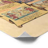 Das Herz von Birmingham, England Karte Poster (Ecke)