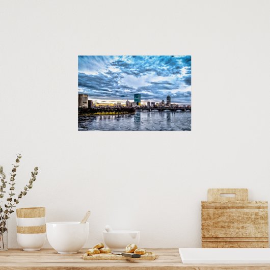 Das Herz von Boston Poster (Küche)