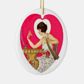 Das Herz von C. Coles Phillips Keramik Ornament (Rechts)