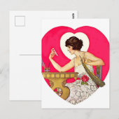 Das Herz von C. Coles Phillips Postkarte (Vorne/Hinten)