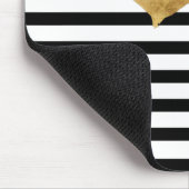 Das Herz von Gold im französischen Stil Mousepad (Ecke)