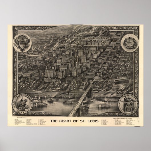 Das Herz von St. Louis, 1907 Poster (Vorne)