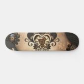 Das Herz von Steampunk Skateboard (Horizontal)