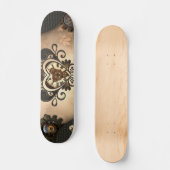 Das Herz von Steampunk Skateboard (Vorderseite)