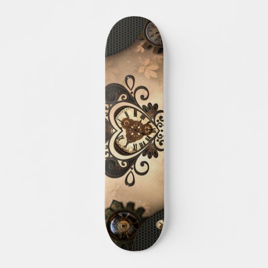 Das Herz von Steampunk Skateboard (Vorne)