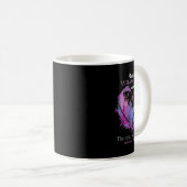 Das Herz wird immer halten, was der Geist Alzheime Kaffeetasse (VorderseiteRechts)