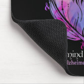 Das Herz wird immer halten, was der Geist Alzheime Mousepad (Ecke)