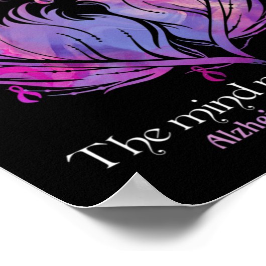 Das Herz wird immer halten, was der Geist Alzheime Poster (Ecke)