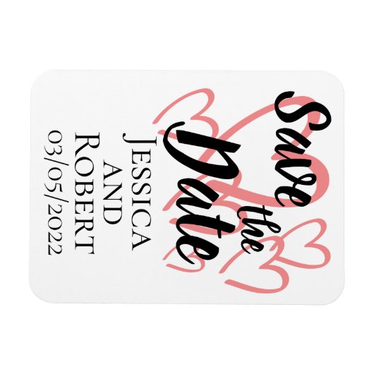 Das Herzdesign speichert den Datums-Magneten Magnet (Horizontal)