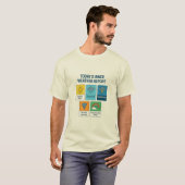 Das heutige Innere Wetter - farbenfrohe Stimmungsv T-Shirt (Vorne ganz)