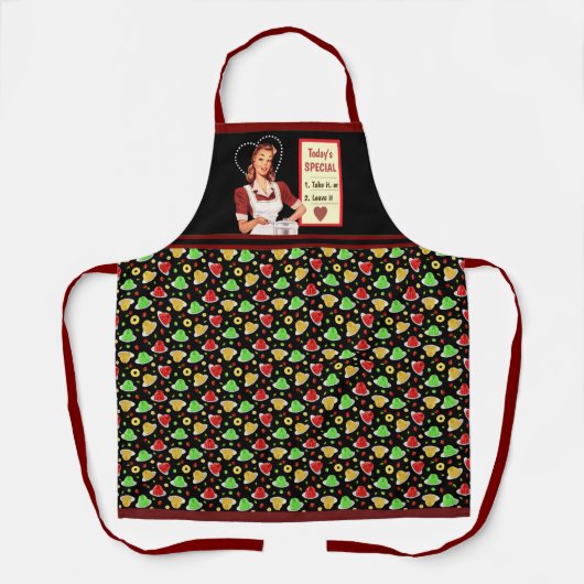 Das heutige Sonderposter Schürze (Vorderseite)