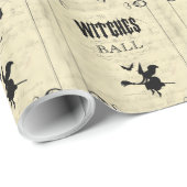 Das Hexen-Ball-Halloween Geschenkpapier (Rolleneckpunkt)