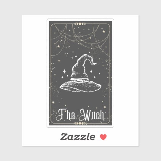 Das Hexenhut-Tarot Aufkleber (Blatt)