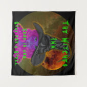 Das Hexeninnere Bleibe für eine Zauberhexe Wandteppich (Vorderseite (Horizontal))