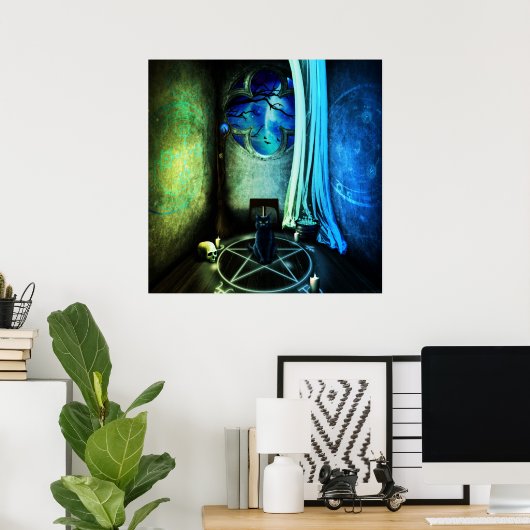 Das Hexenzimmerposter Poster (Heimbüro)