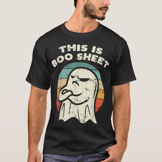 Das hier ist das Bootblatt Ghost Halloween-Kostümc T-Shirt (Vorderseite)