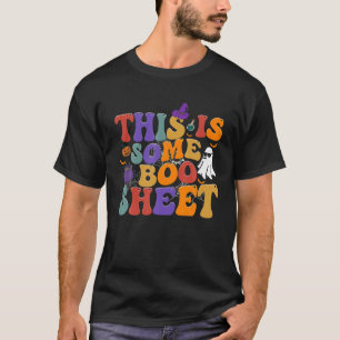 Das hier ist ein Boo-Blatt Cool Ghost Funny Hallow T-Shirt
