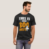 Das hier ist ein Boo Sheet Funny Halloween Ghost T-Shirt (Vorne ganz)