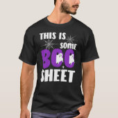 Das hier ist ein Boo Sheet Funny Halloween Ghost T-Shirt (Vorderseite)