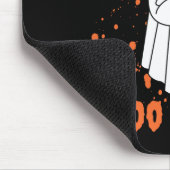 Das hier ist ein Boo Sheet Ghost Funny Halloween Mousepad (Ecke)