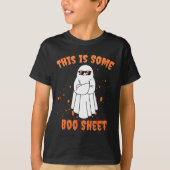 Das hier ist ein Boo Sheet Ghost Funny Halloween T-Shirt (Vorderseite)