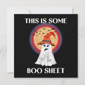 Das hier ist ein Boo Sheet Halloween Ghost Funny (Rückseite)