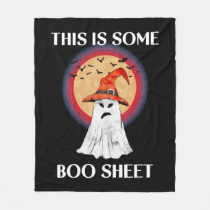 Das hier ist ein Boo Sheet Halloween Ghost Funny Fleecedecke