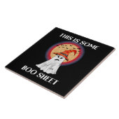 Das hier ist ein Boo Sheet Halloween Ghost Funny Fliese (Seite)