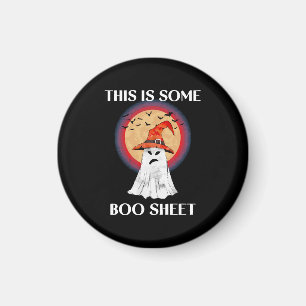 Das hier ist ein Boo Sheet Halloween Ghost Funny Magnet