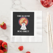 Das hier ist ein Boo Sheet Halloween Ghost Funny Serviette (Beispiel)