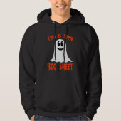 Das hier ist ein boo-Sheet Halloween Hoodie (Vorderseite)