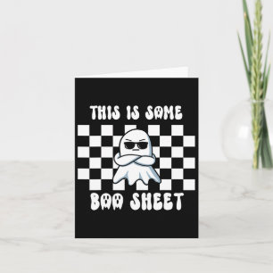 Das hier ist ein boo-Sheet Halloween Karte