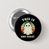 Das hier ist ein boo-Sheet Lazy Fun Halloween-Kost Button (Vorne & Hinten)