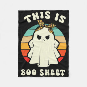 Das hier ist ein boo-Sheet Lazy Fun Halloween-Kost Fleecedecke
