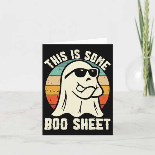 Das hier ist ein paar Boo-Sheet-Ghost-Kostüme Männ Karte (Vorderseite)