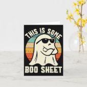 Das hier ist ein paar Boo-Sheet-Ghost-Kostüme Männ Karte (Gelbe Blume)