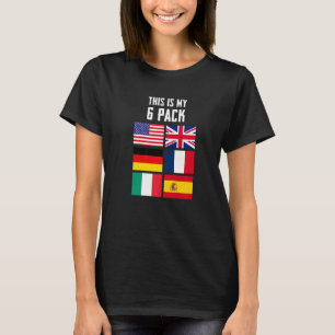 Das hier ist mein 6-Pack lustige, sarkastische Gra T-Shirt