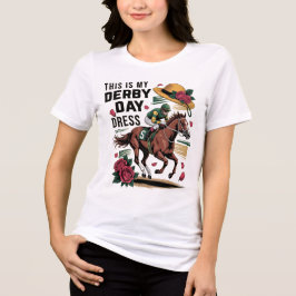 Das hier ist mein Derby-Tageskleid Tri-Blend Shirt